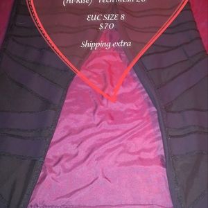 Lululemon black size 8 leggings